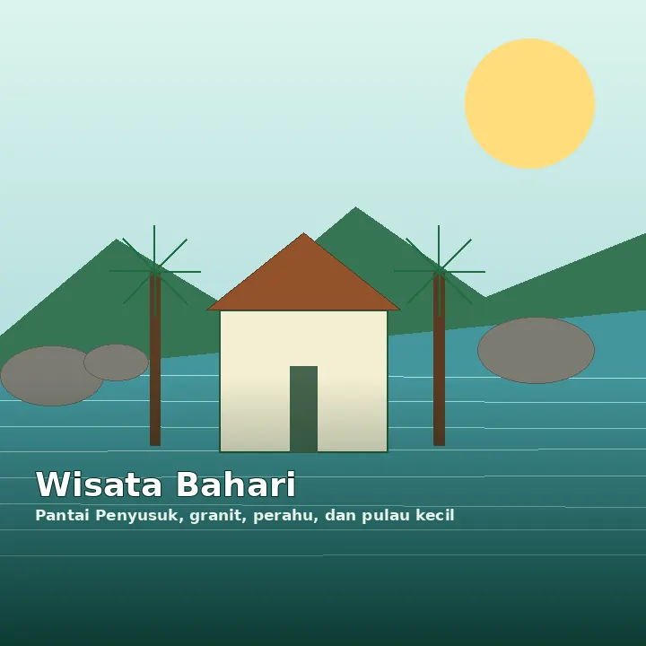 Ilustrasi Wisata Bahari dan Ekonomi Kreatif Belinyu